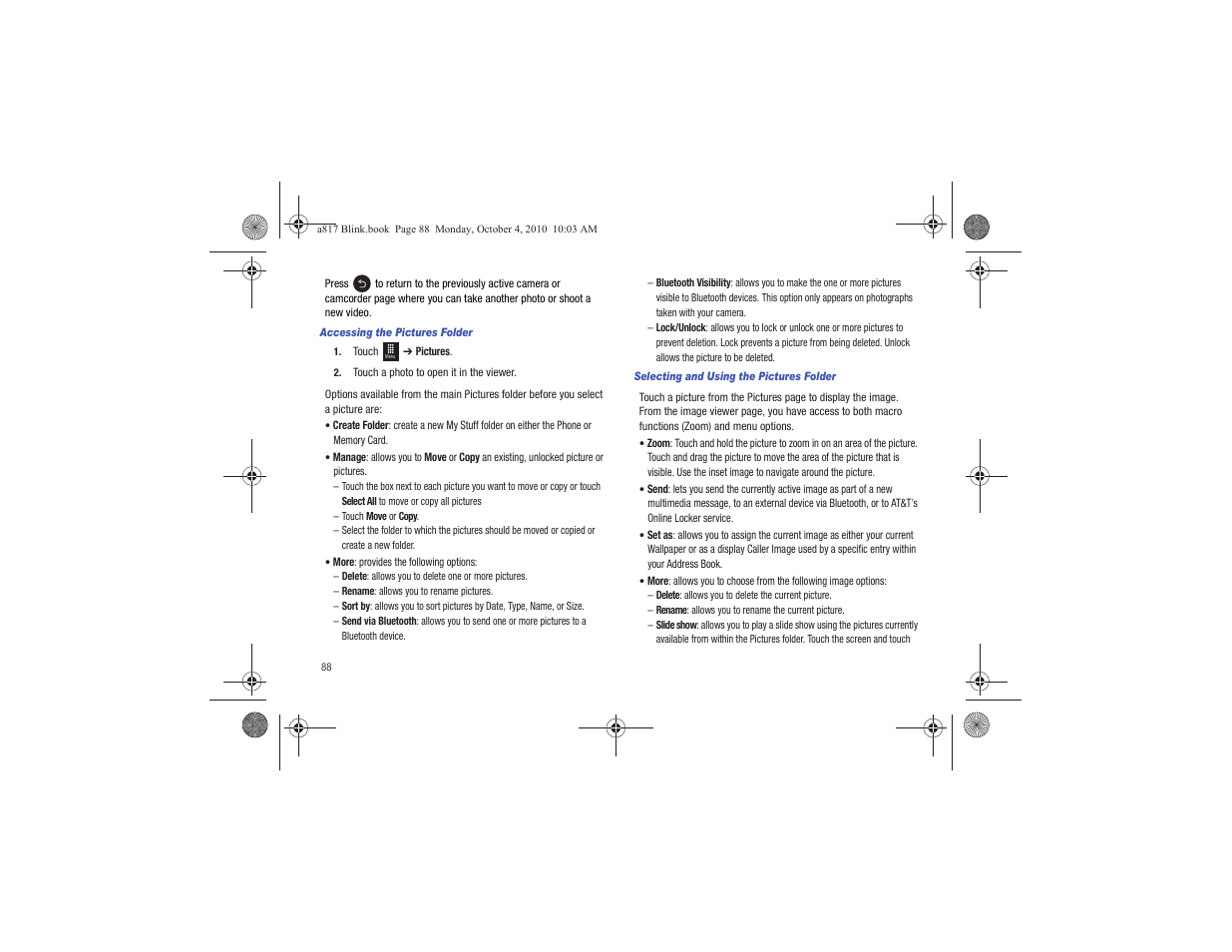 Samsung SGH-A817ZKAATT User Manual | Page 92 / 199