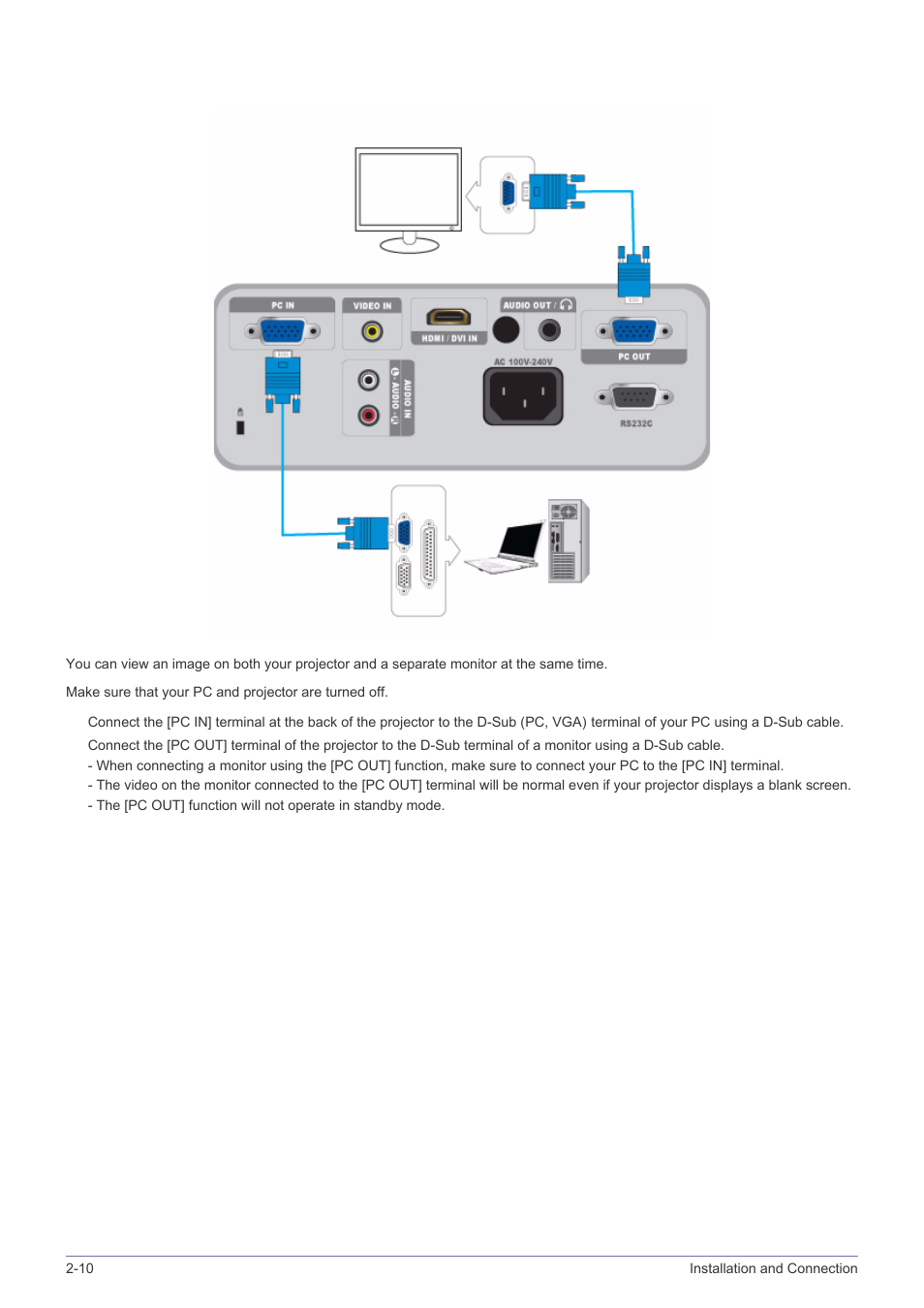 Samsung SP2203XWCX-ZA User Manual | Page 28 / 65