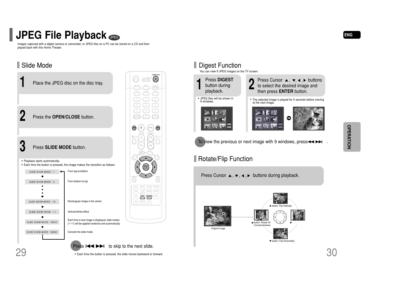 Jpeg file playback | Samsung HT-P50T-XAC User Manual | Page 16 / 39