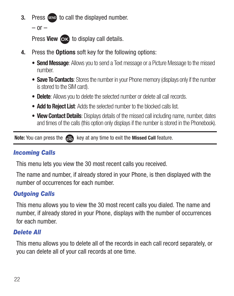 Samsung SGH-T404ZKATFN User Manual | Page 26 / 107