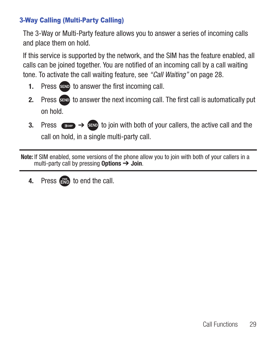 Samsung SGH-T404ZKATFN User Manual | Page 33 / 107