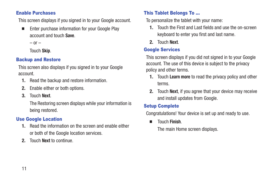 Samsung GT-P6210MAEXAR User Manual | Page 16 / 262