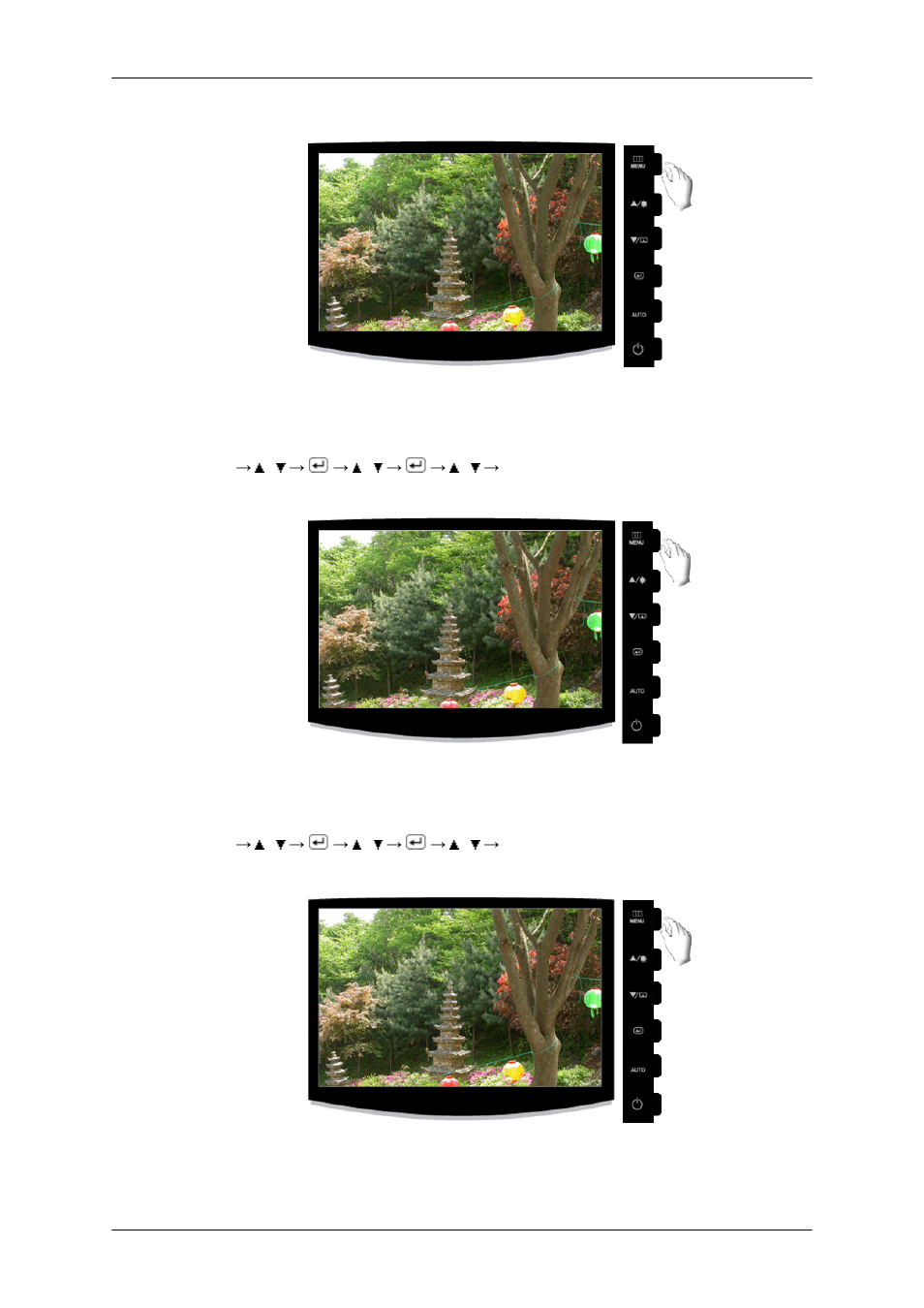 Sharpness, H-position, V-position | Samsung LS23CMZKFV-ZA User Manual | Page 39 / 60