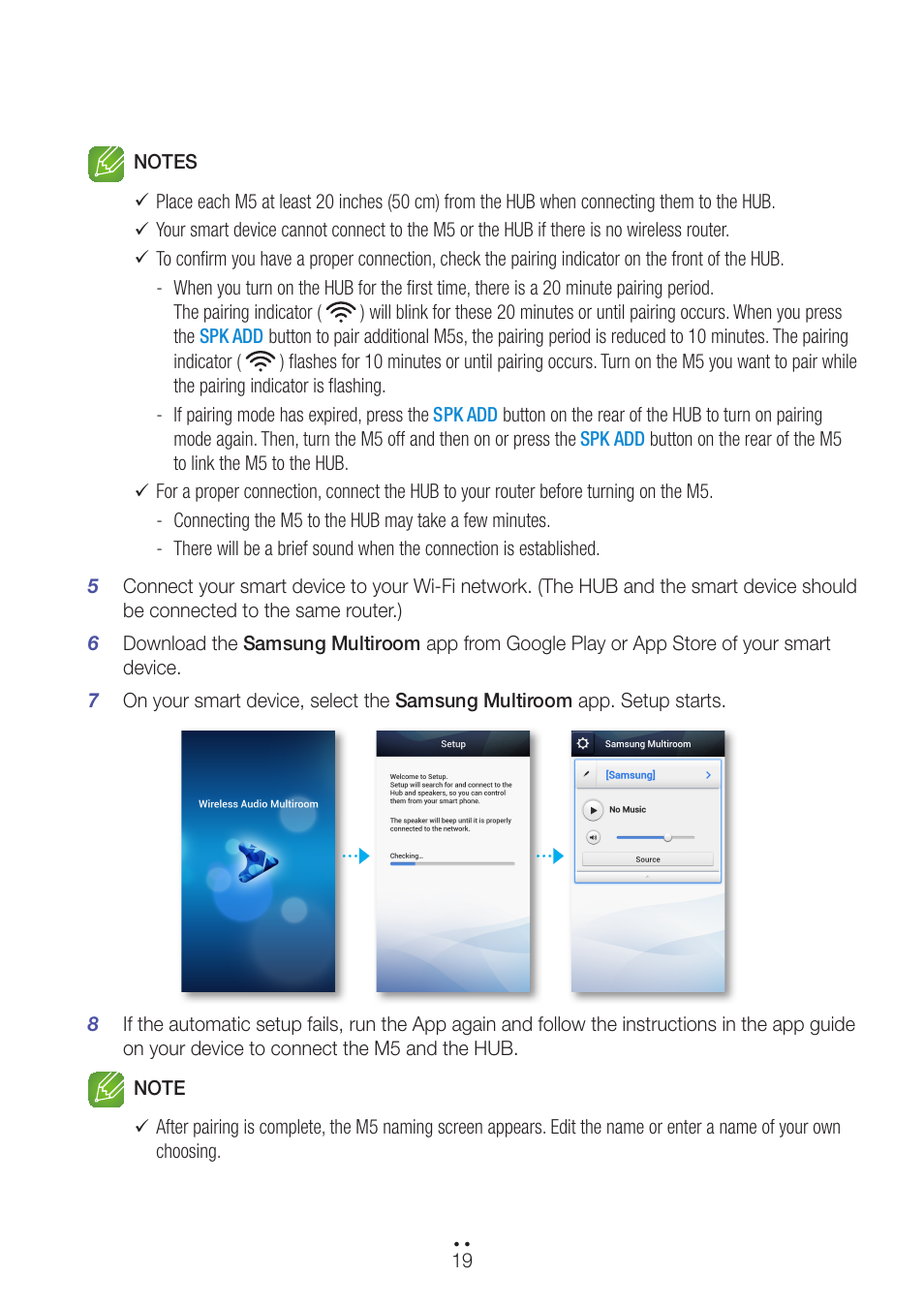 Samsung WAM550-ZA User Manual | Page 19 / 70