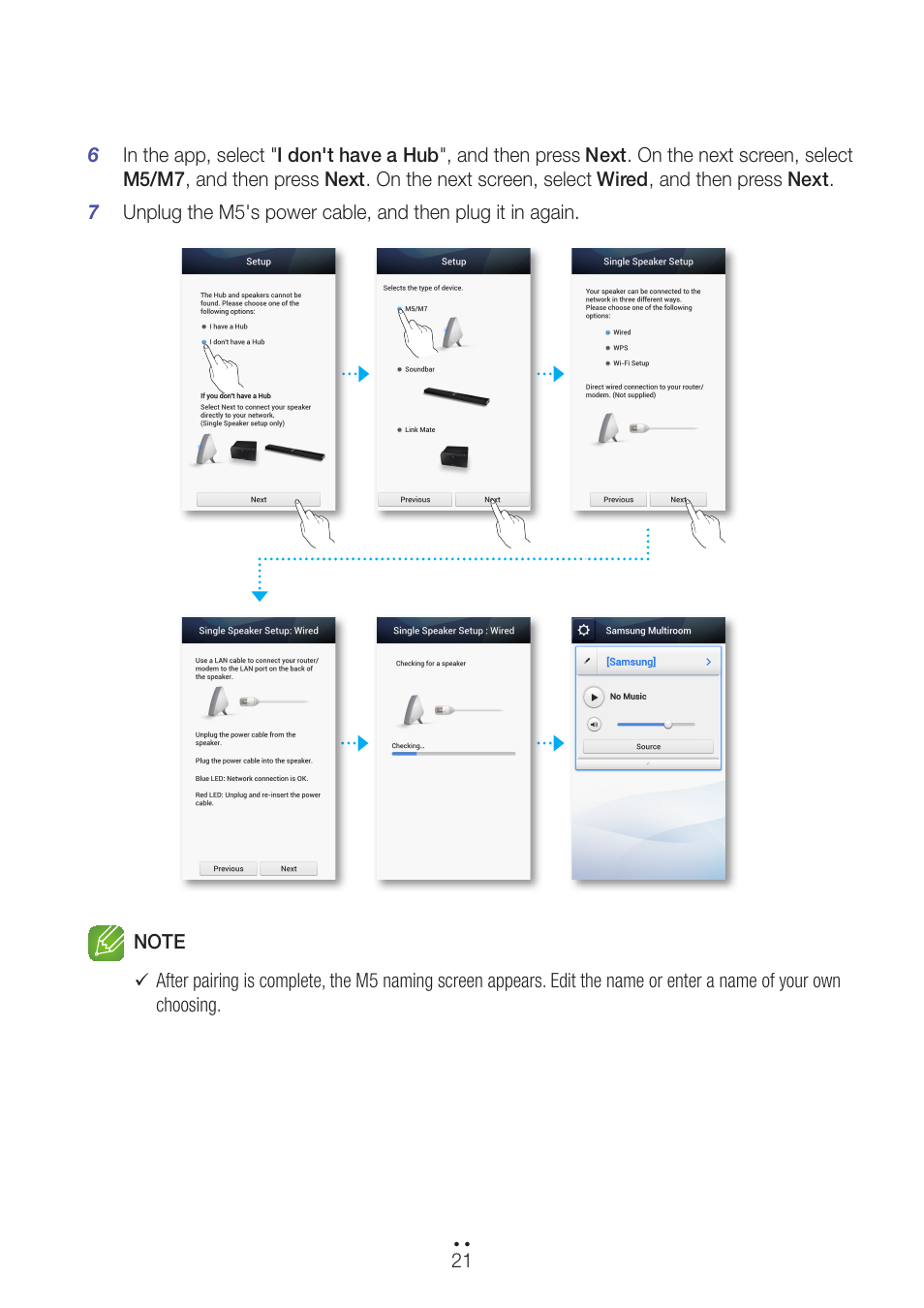 Samsung WAM550-ZA User Manual | Page 21 / 70