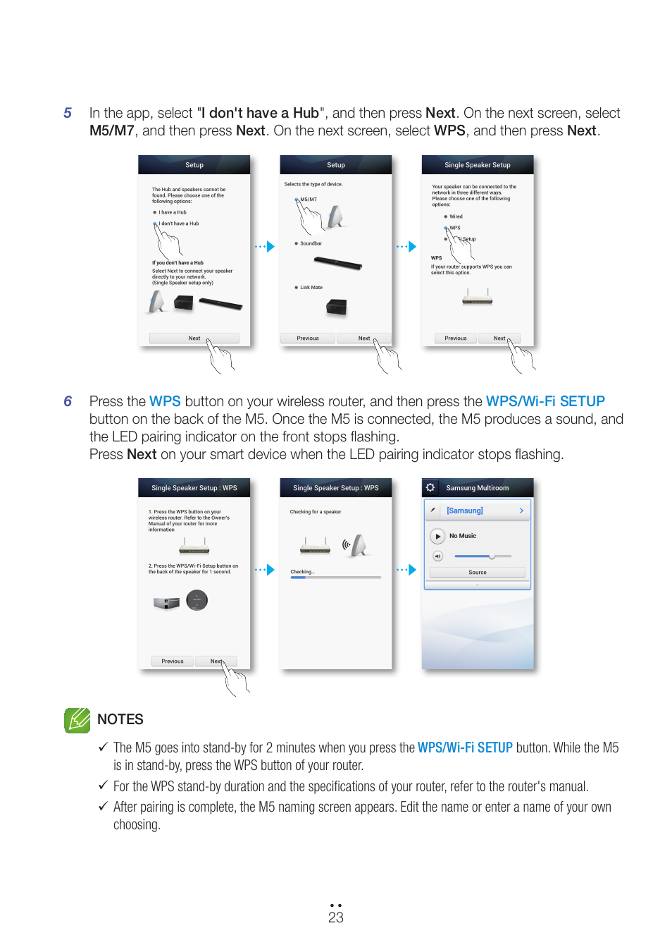 Samsung WAM550-ZA User Manual | Page 23 / 70