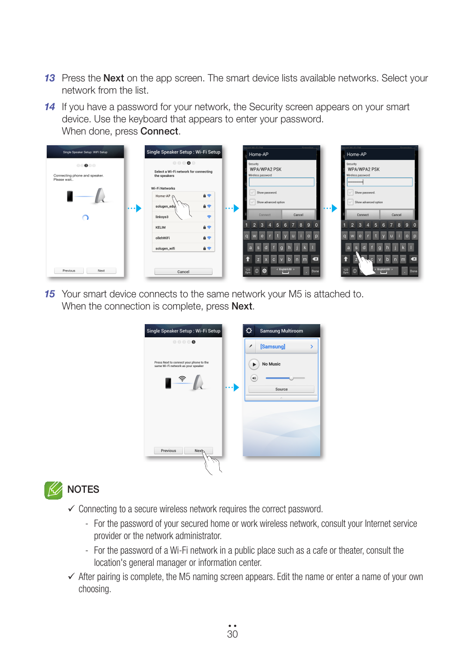 Samsung WAM550-ZA User Manual | Page 30 / 70