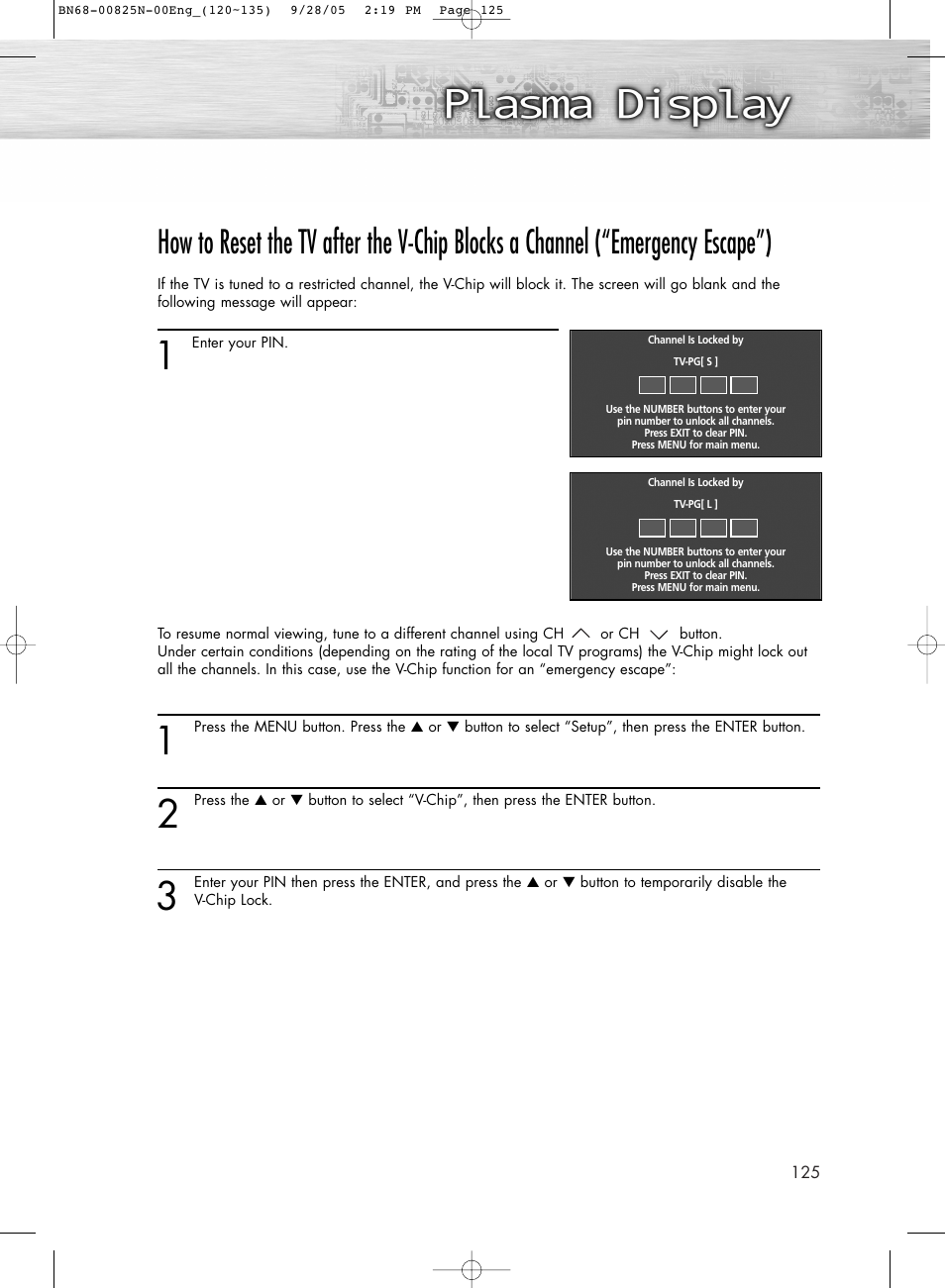 Samsung HPR6372X-XAA User Manual | Page 125 / 148