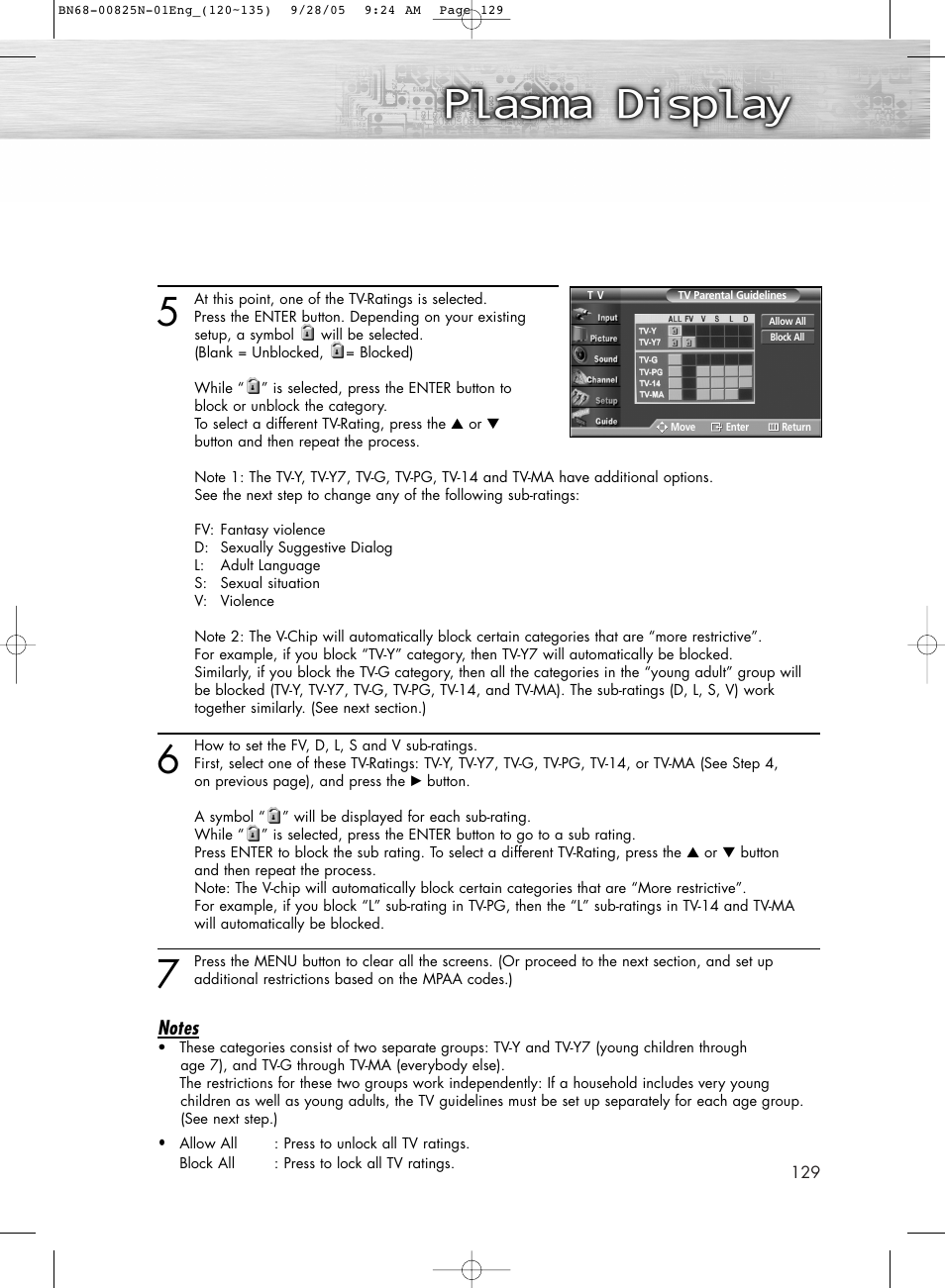 Samsung HPR6372X-XAA User Manual | Page 129 / 148