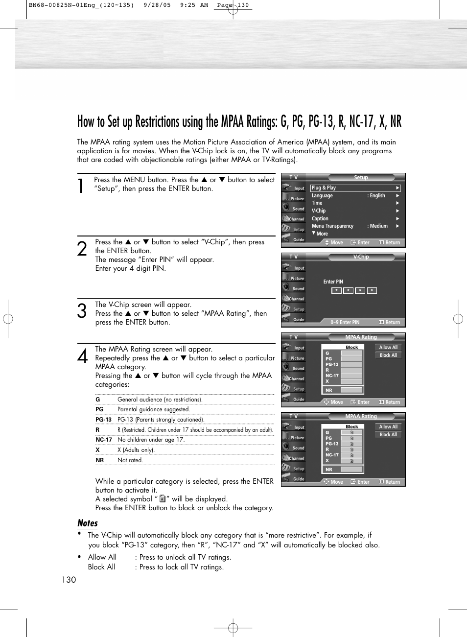 Samsung HPR6372X-XAA User Manual | Page 130 / 148