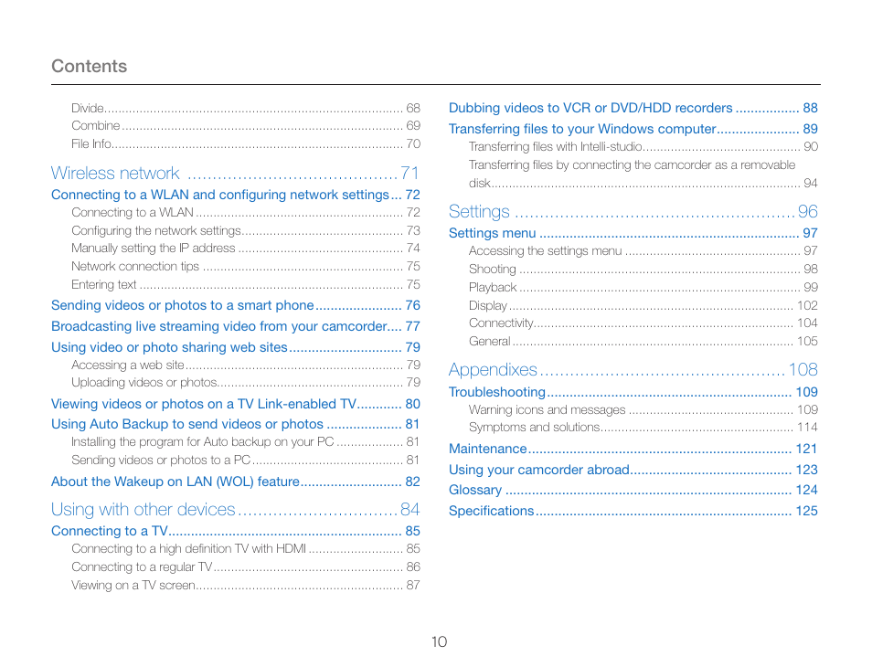 Samsung HMX-QF30BN-XAA User Manual | Page 14 / 133