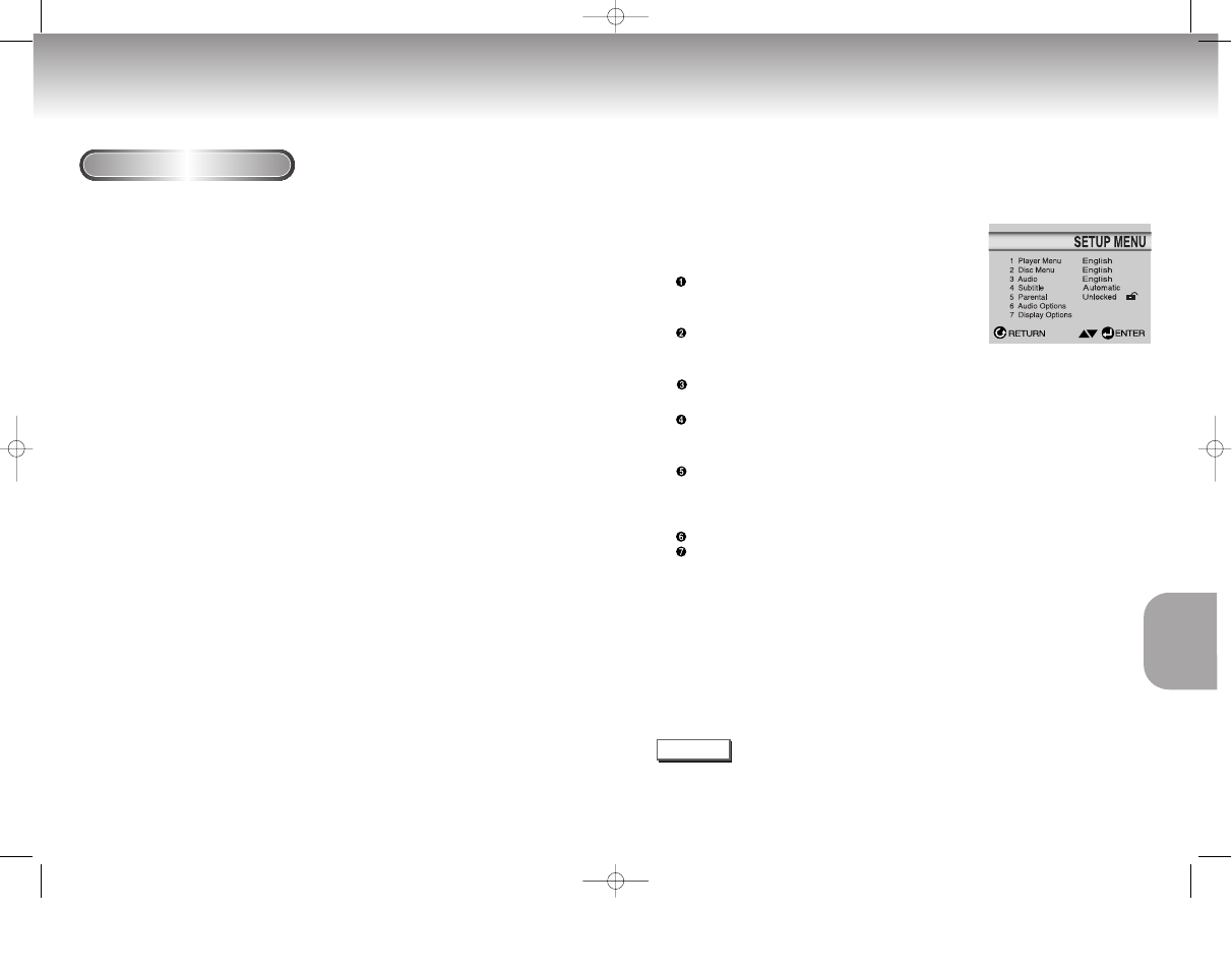 Mp3 play, Using the setup menu | Samsung DVD-C629-AFS User Manual | Page 18 / 23