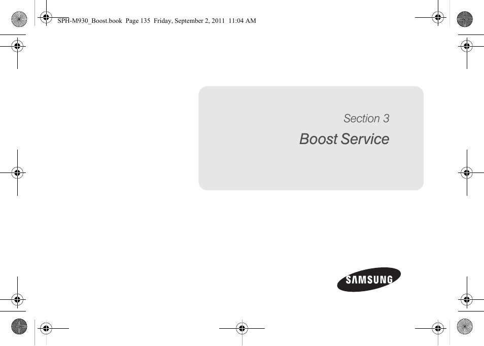 Boost service, Section 3: boost service | Samsung SPH-M930ZKABST User Manual | Page 149 / 227