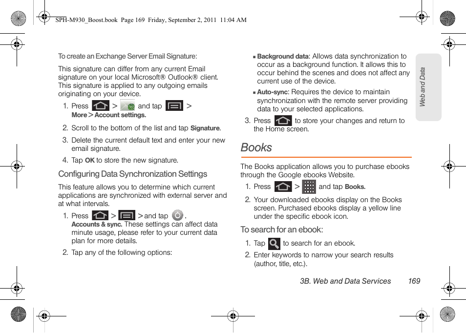 Books | Samsung SPH-M930ZKABST User Manual | Page 183 / 227