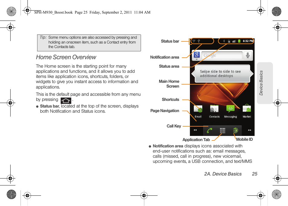 Home screen overview | Samsung SPH-M930ZKABST User Manual | Page 39 / 227