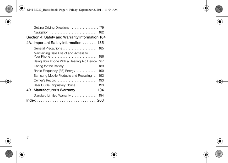 Samsung SPH-M930ZKABST User Manual | Page 6 / 227