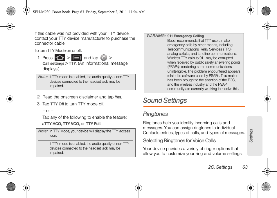 Sound settings, Ringtones | Samsung SPH-M930ZKABST User Manual | Page 77 / 227