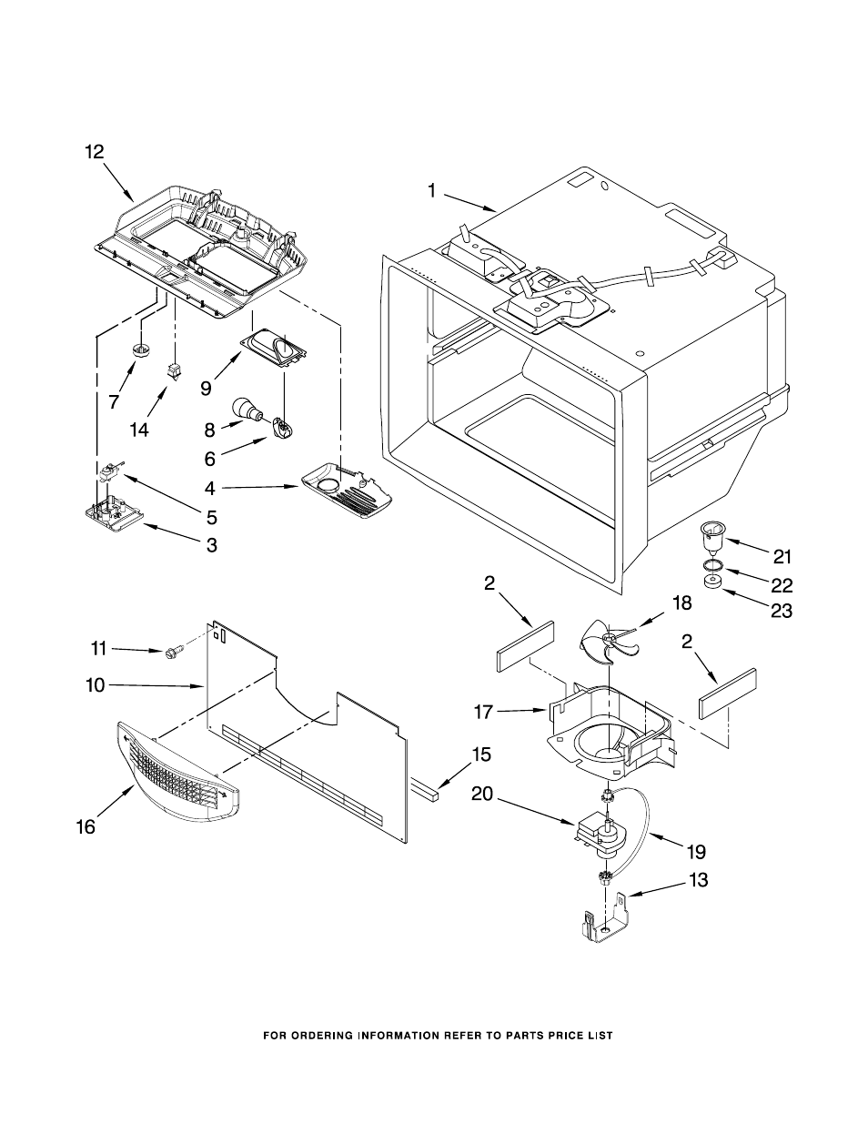 Freezer liner, Freezer liner parts | Amana ABB2221FEB1 User Manual | Page 3 / 15