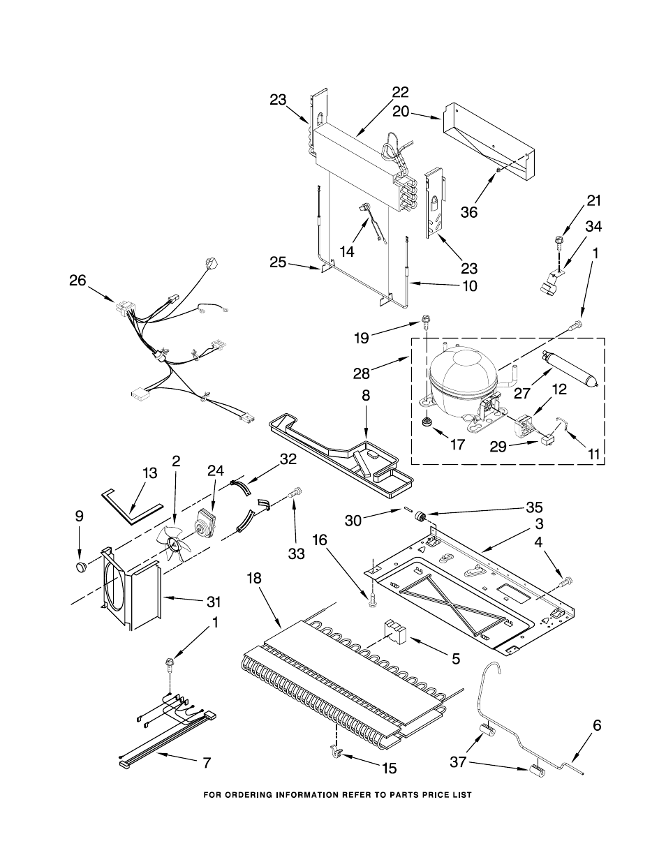 Unit, Unit parts | Amana ABB2221FEB1 User Manual | Page 9 / 15