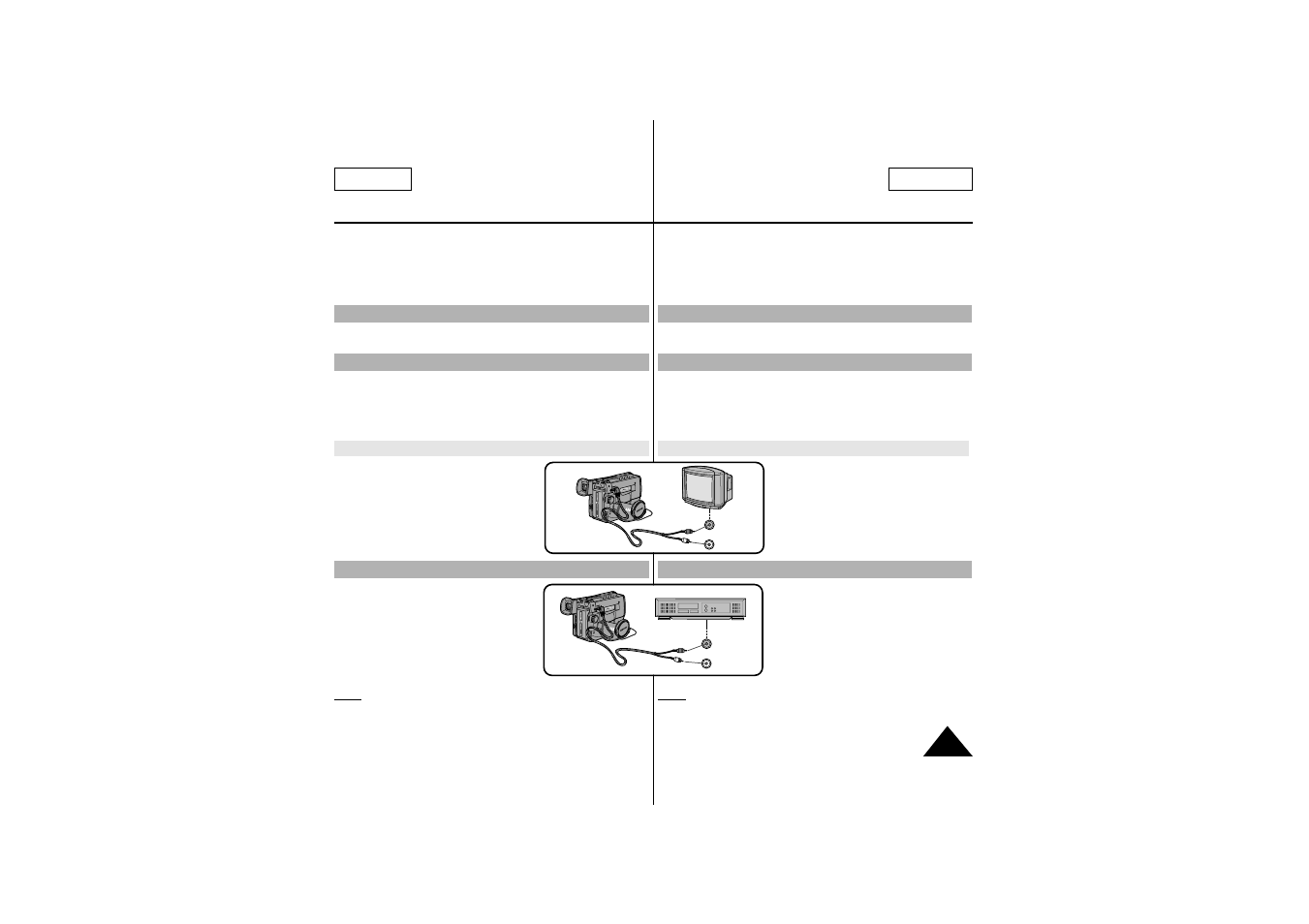 Playing back a tape, Reproducir una cinta | Samsung SC-L700-XAA User Manual | Page 53 / 71