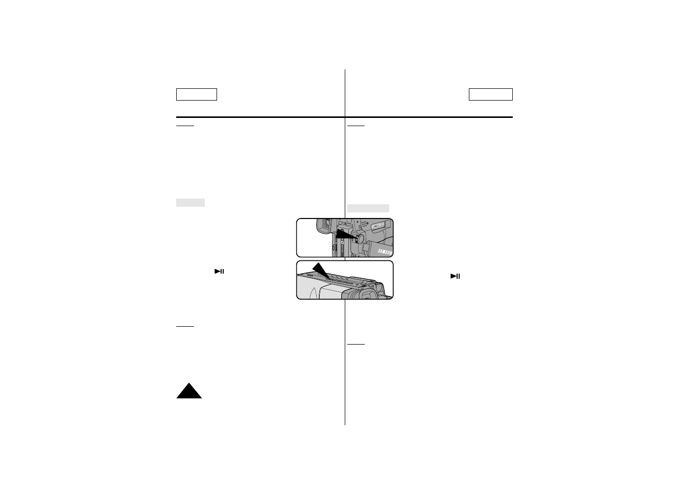 Playing back a tape reproducir una cinta | Samsung SC-L700-XAA User Manual | Page 54 / 71