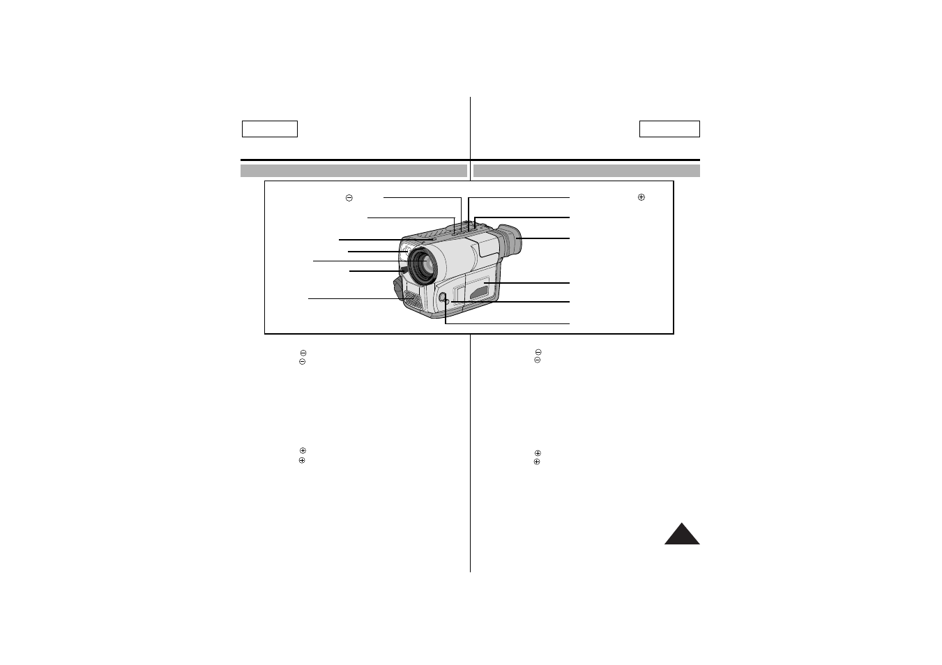 Getting to know your camcorder, Familiarisez-vous avec le caméscope | Samsung SC-L700-XAA User Manual | Page 9 / 71