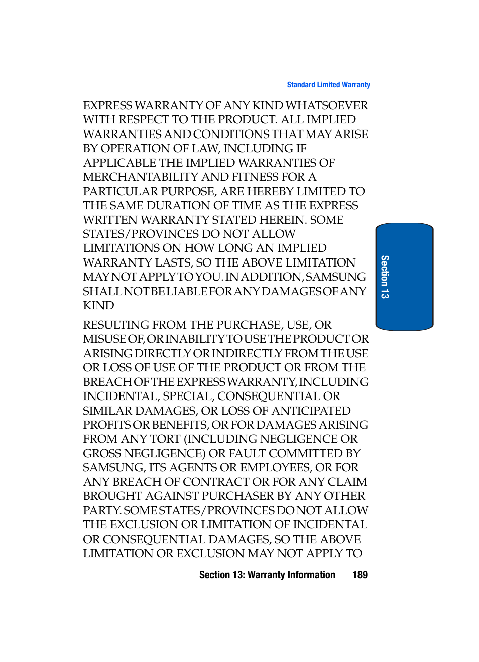 Samsung SCH-A970ZSVXAR User Manual | Page 189 / 198