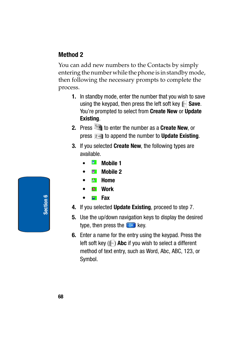 Method 2 | Samsung SCH-A970ZSVXAR User Manual | Page 68 / 198