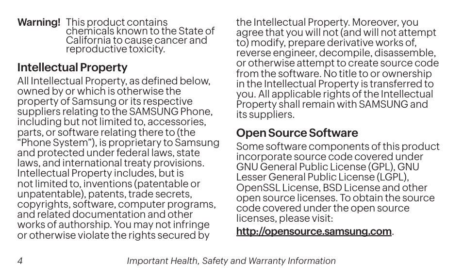 Samsung SM-G860PZBASPR User Manual | Page 4 / 56