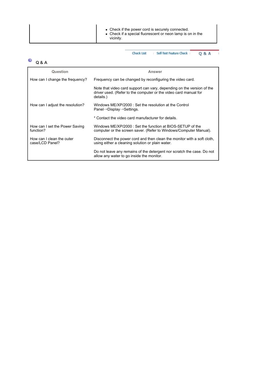 Q & a | Samsung MH17WSSS User Manual | Page 39 / 56