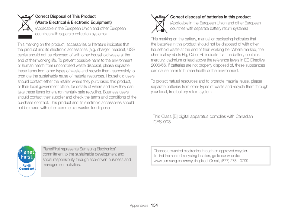 Samsung EC-SH100ZBPBUS User Manual | Page 155 / 165