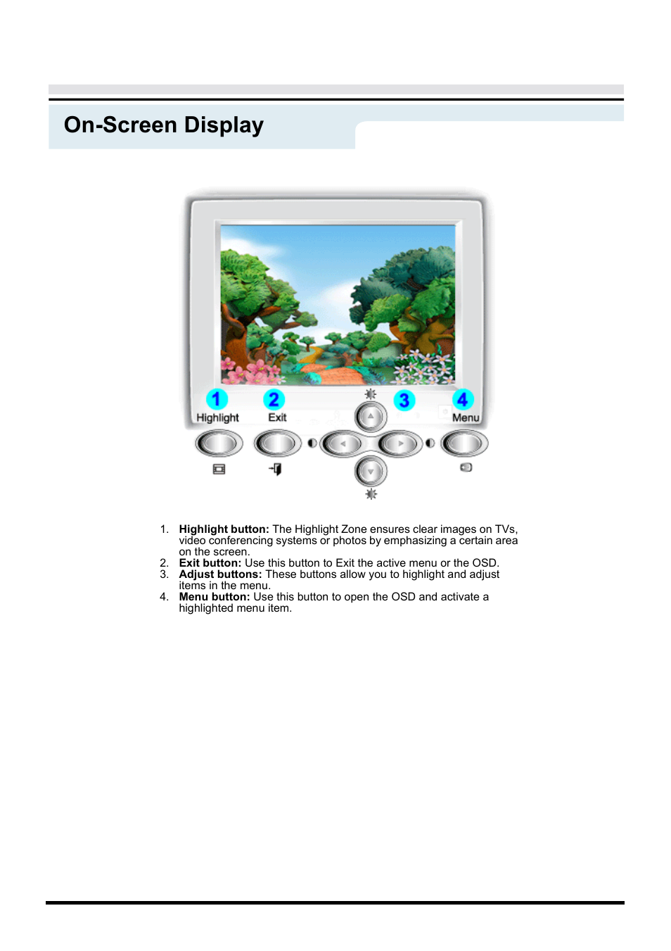 On-screen display | Samsung AN19LS9L-USM User Manual | Page 22 / 55