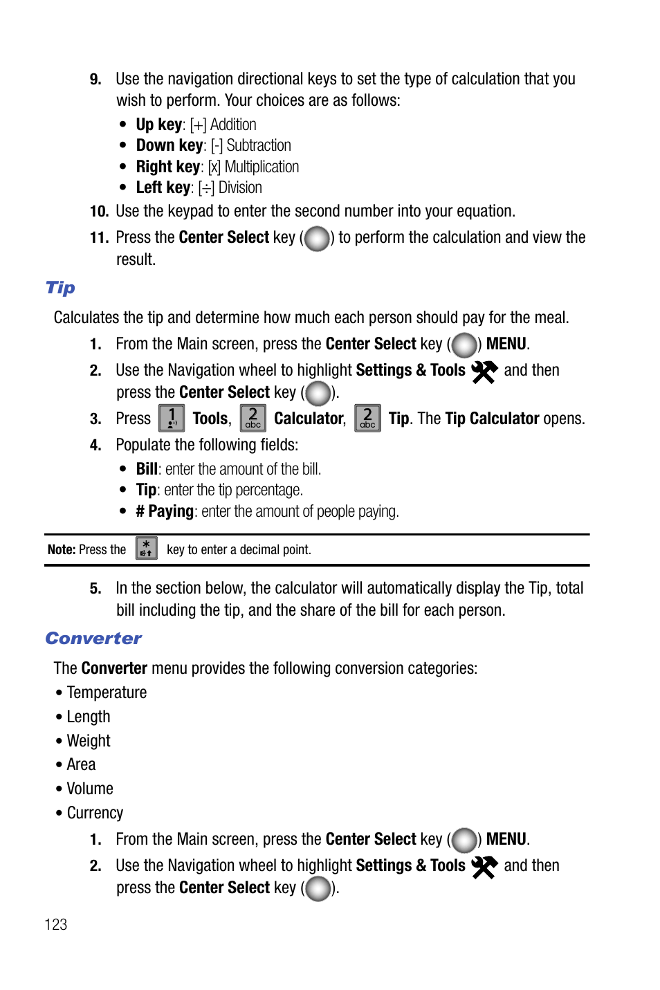 Samsung SCH-U470GBAVZW User Manual | Page 126 / 162