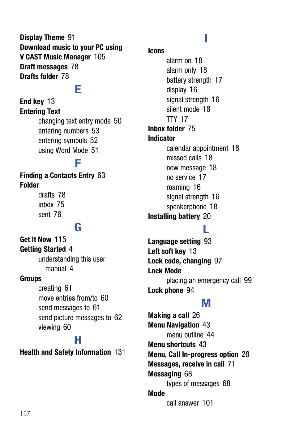 Samsung SCH-U470GBAVZW User Manual | Page 160 / 162