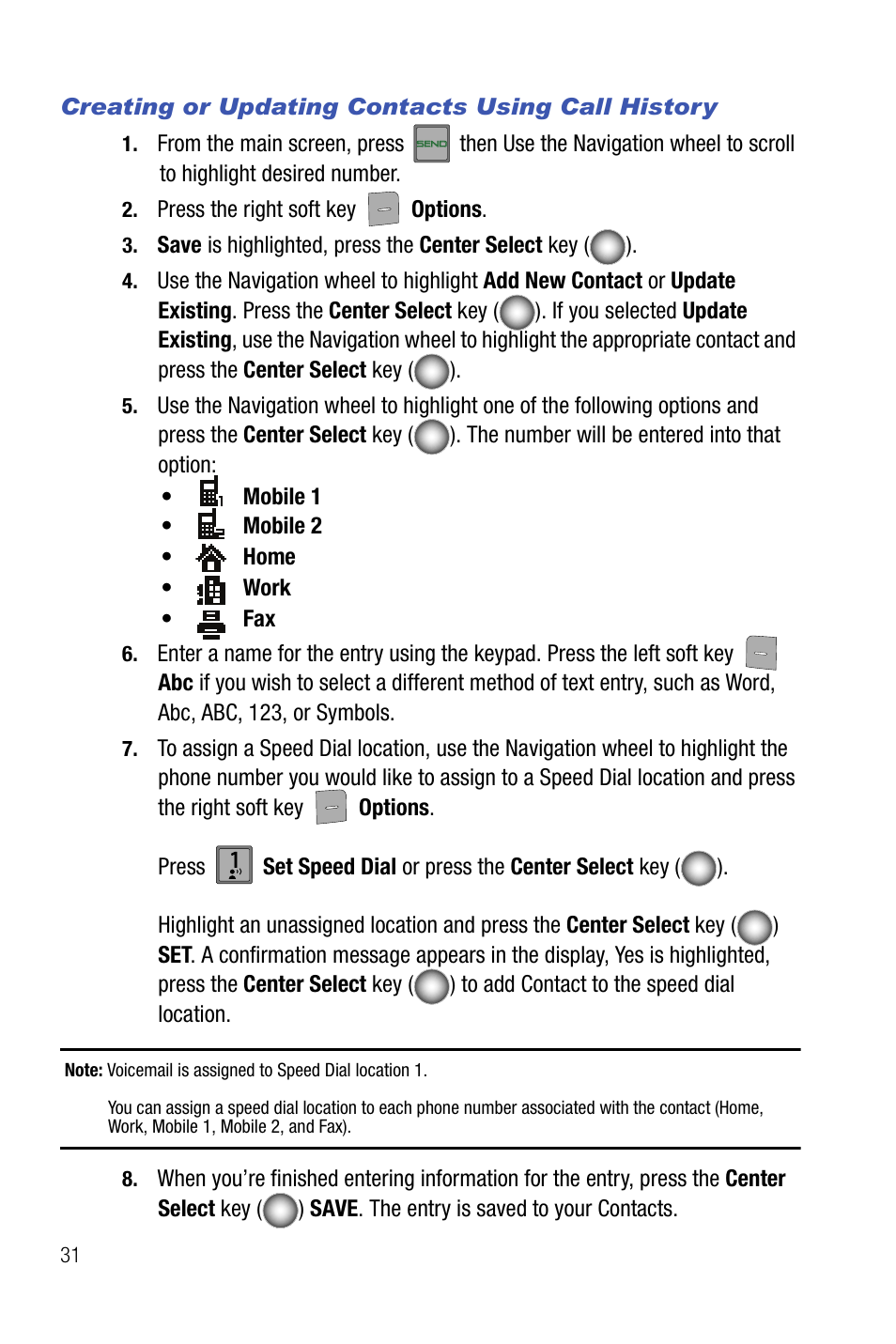 Samsung SCH-U470GBAVZW User Manual | Page 34 / 162