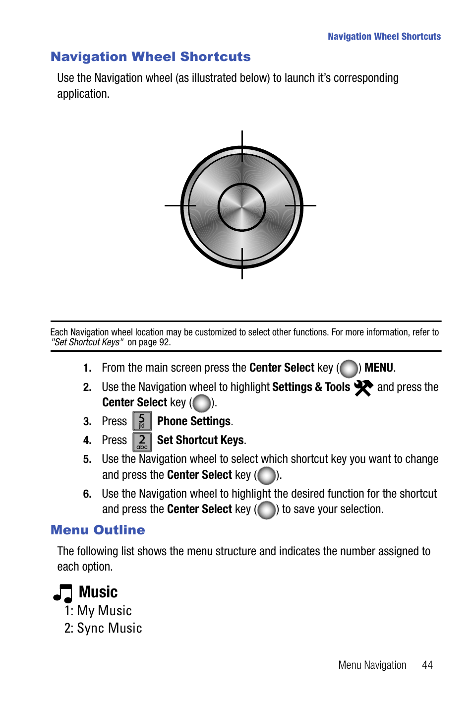 Music, My music 2: sync music | Samsung SCH-U470GBAVZW User Manual | Page 47 / 162