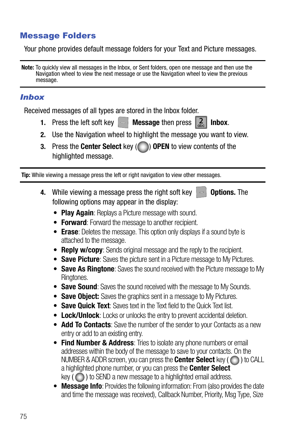 Samsung SCH-U470GBAVZW User Manual | Page 78 / 162