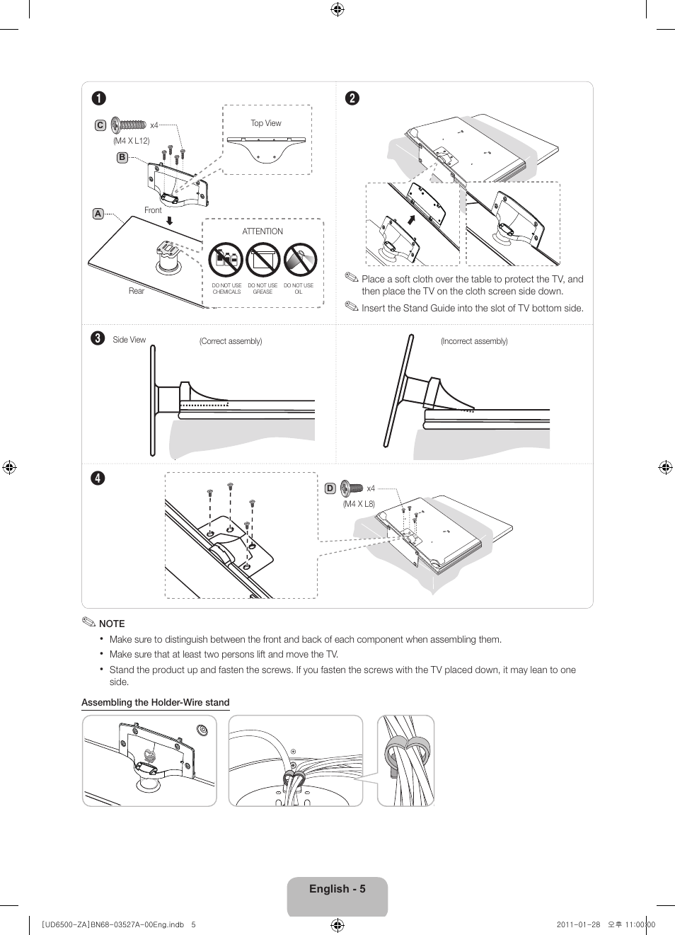 Samsung UN40D6500VFXZA User Manual | Page 5 / 25