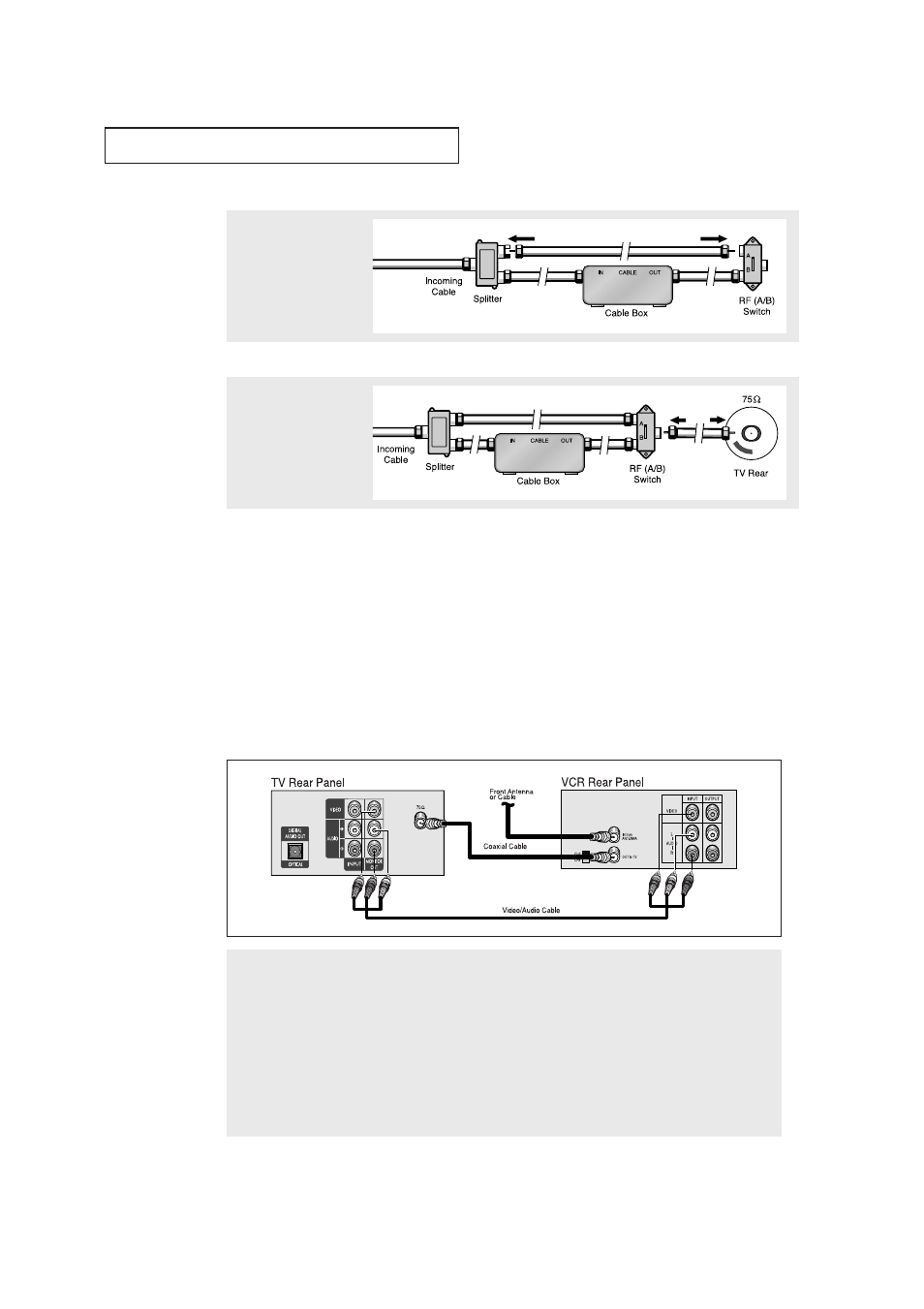 Connecting a second vcr to record from the tv | Samsung CXN2085TPX-XAA User Manual | Page 17 / 99