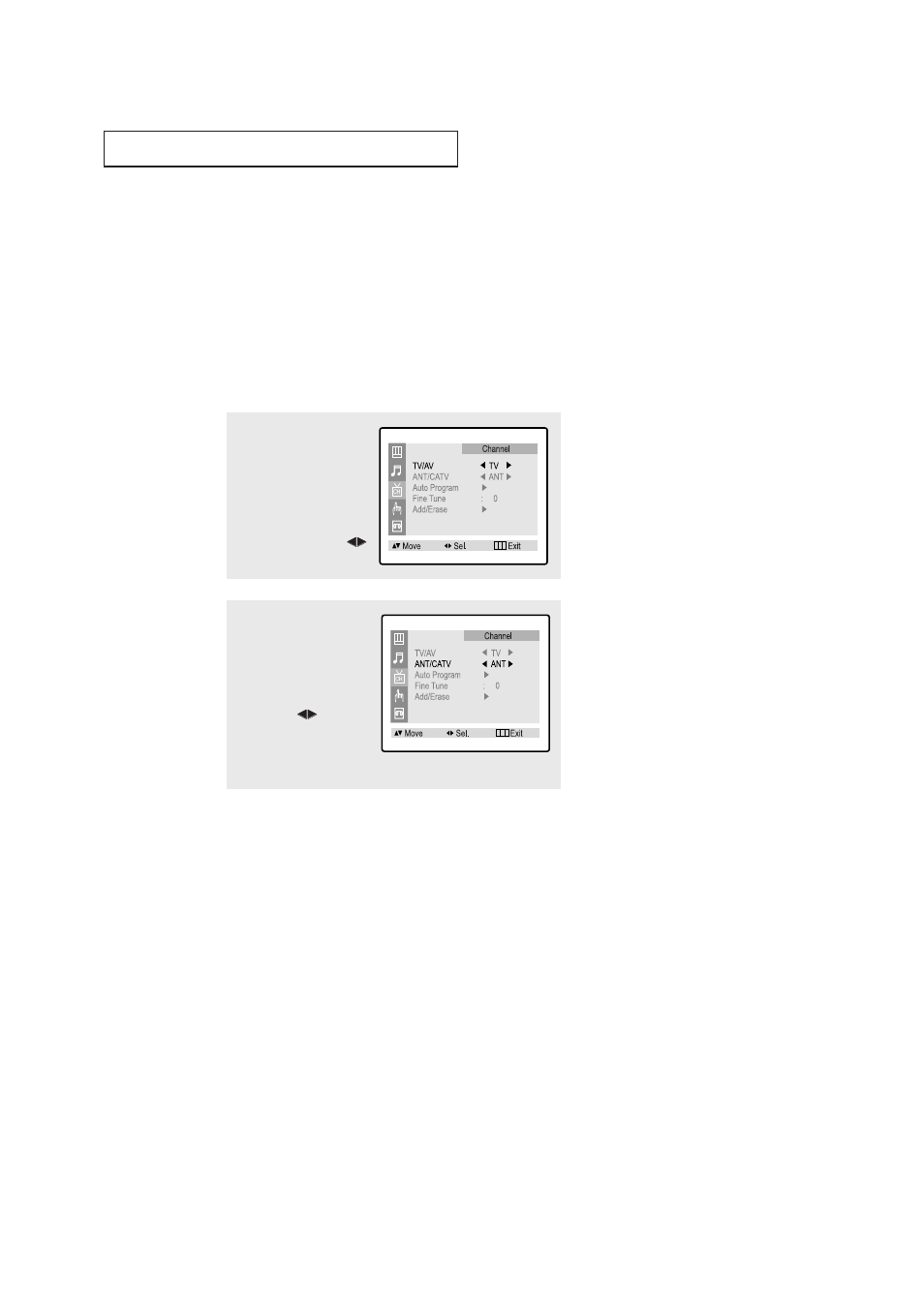 T v o | Samsung CXN2085TPX-XAA User Manual | Page 23 / 99