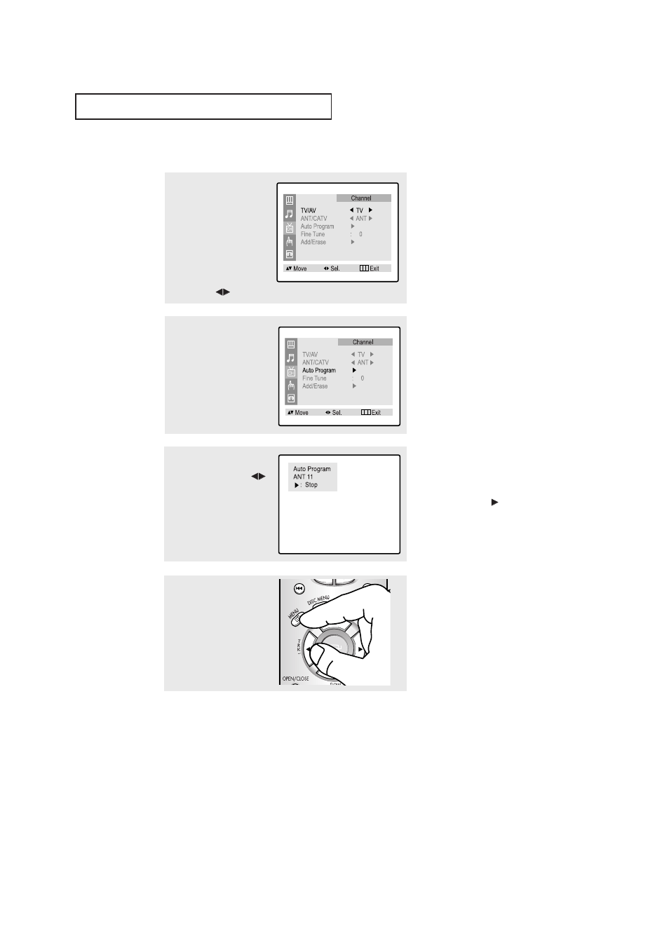 T v o | Samsung CXN2085TPX-XAA User Manual | Page 24 / 99