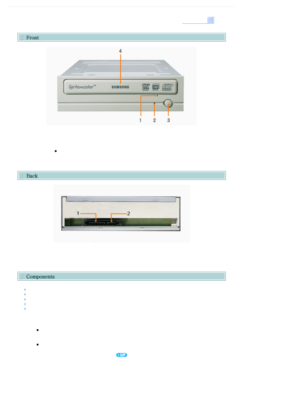 Features, Exterior | Samsung SH-S183A-BEBN User Manual | Page 8 / 29