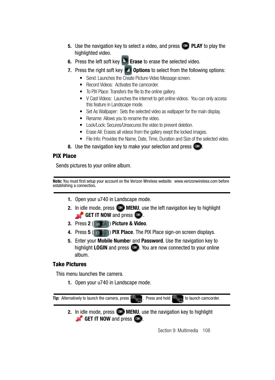 Samsung SCH-U740CDAVZW User Manual | Page 111 / 163