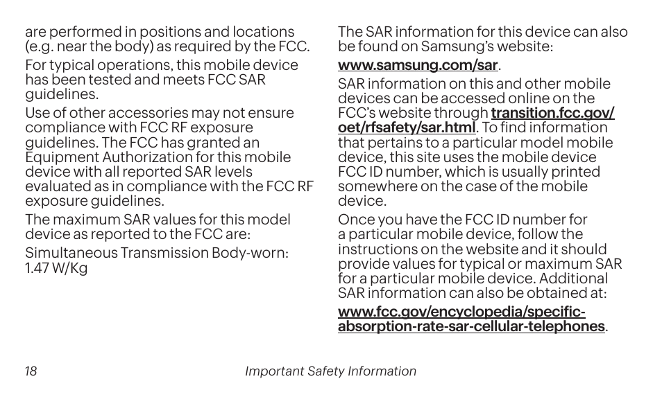 Samsung SM-T237PZWASPR User Manual | Page 18 / 99