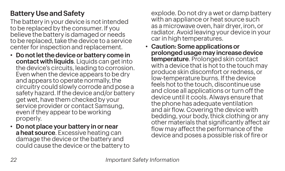 Samsung SM-T237PZWASPR User Manual | Page 22 / 99