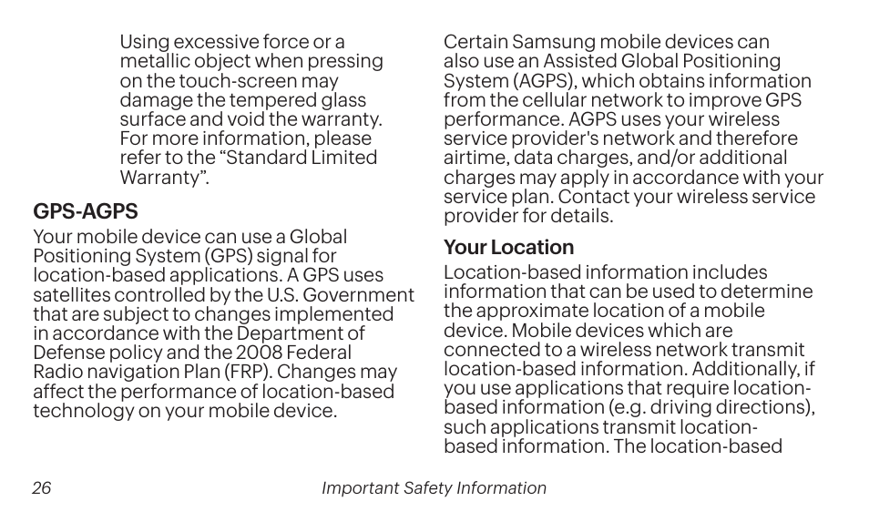 Samsung SM-T237PZWASPR User Manual | Page 26 / 99