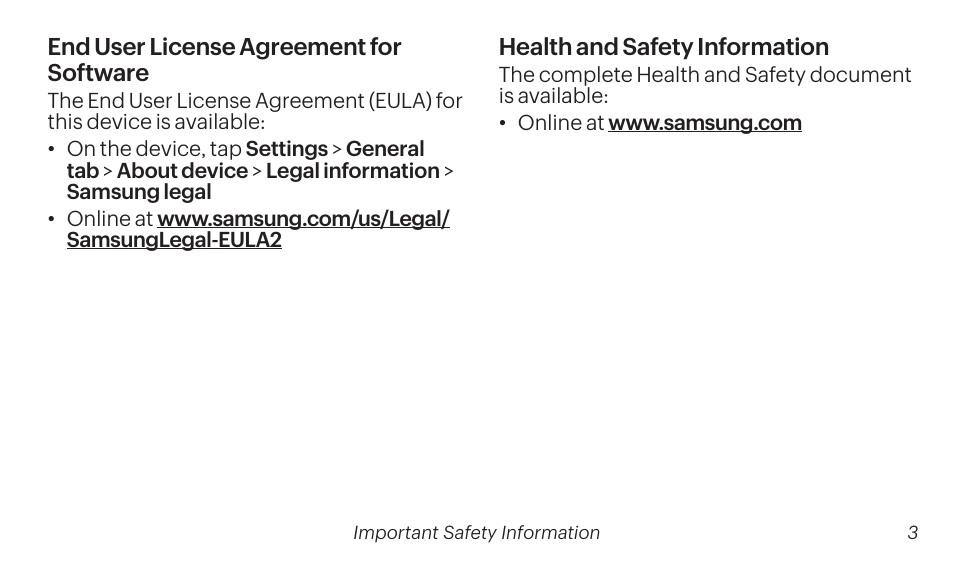 Samsung SM-T237PZWASPR User Manual | Page 3 / 99