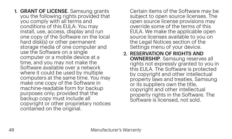 Samsung SM-T237PZWASPR User Manual | Page 48 / 99