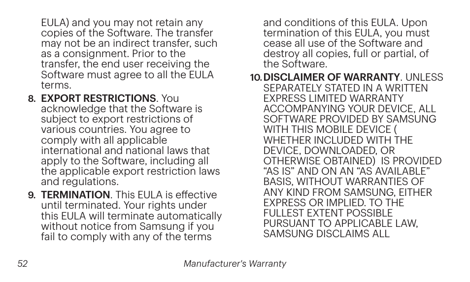 Samsung SM-T237PZWASPR User Manual | Page 52 / 99