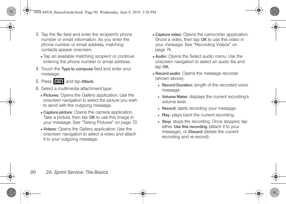 Samsung SPH-M810HAASPR User Manual | Page 102 / 157